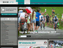 Tablet Screenshot of galeria.bikelife.pl
